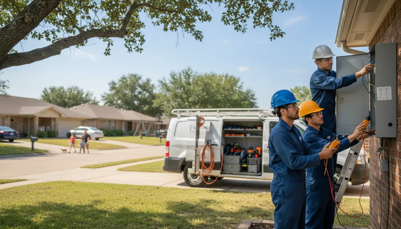 Certified electrician providing emergency electrical services in Belsano, PA
